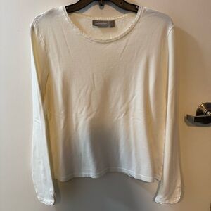 Stretch Long-Sleeve Classic Crewneck Tee